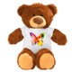 Іграшка плюшевий ведмедик Джинджер помаранчевий - HE332-07