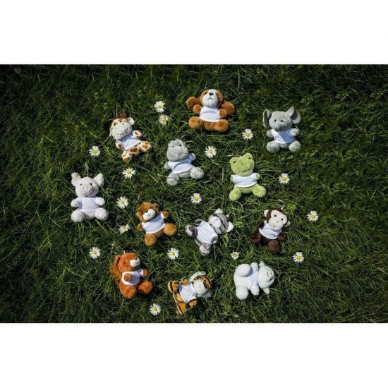 Брелок-іграшка плюшевий кіт Fofcio Ollie сірий - HE737-19