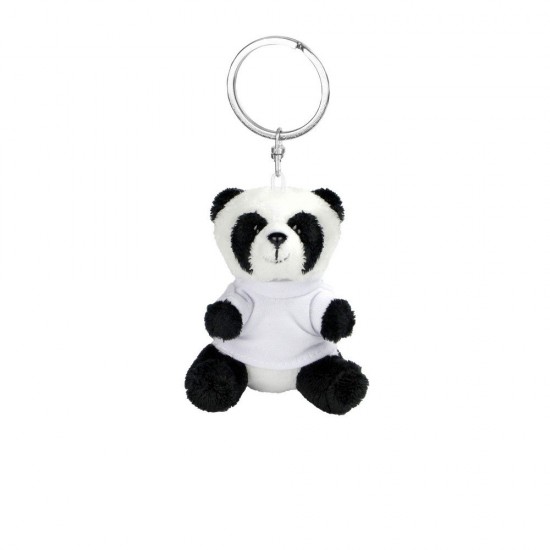 Брелок для ключів Плюшева панда чорно-білий - HE763-88