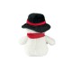 Іграшка плюшевий сніговик Сноувей білий/чорний - HE787-88