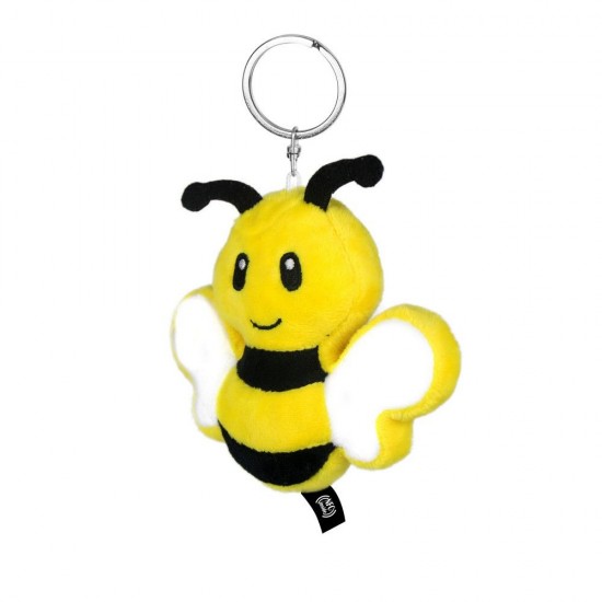 Брелок плюшева бджілка Зібі з чіпом NFC жовтий - HE795-08