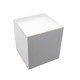 Картонна коробка для подарункової кулі V0901 білий - V0010-02