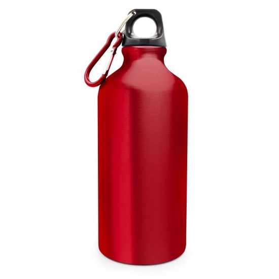 Пляшка спортивна алюмінієва Марілса 500 мл з карабіном червоний - V0029-05