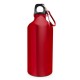 Пляшка спортивна алюмінієва Марілса 500 мл з карабіном червоний - V0029-05