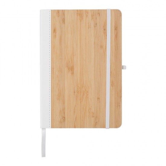 Блокнот в лінію А5 Voyager, тверда обкладинка бежевий/білий - V0038-02