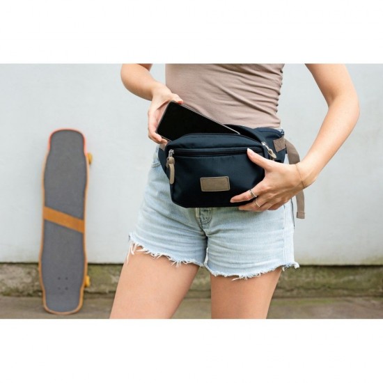 Сумка на пояс Voyager RPET Roudeline кобальт - V0046-04 Сумка на пояс Voyager RPET Roudeline кобальт - V0046-04