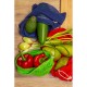 Мішок для фруктів і овочів великого розміру бавовняний Kelly червоний - V0055-05