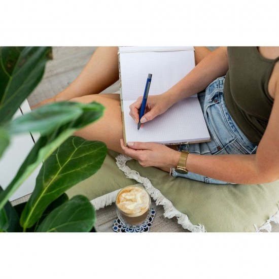 Ручка пластикова кулькова Voyager Treven кобальт - V0057-04