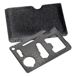 Мультитул 11в1 Voyager Marie, 70 мм, в футлярі чорний - V0059-03