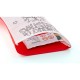 Новорічна панчоха для розмалювання, олівці червоний/білий - V0067-05