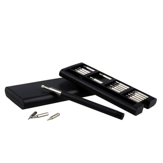 Набір викруток 24 біти Voyager Charlotte, в футлярі чорний - V0074-03