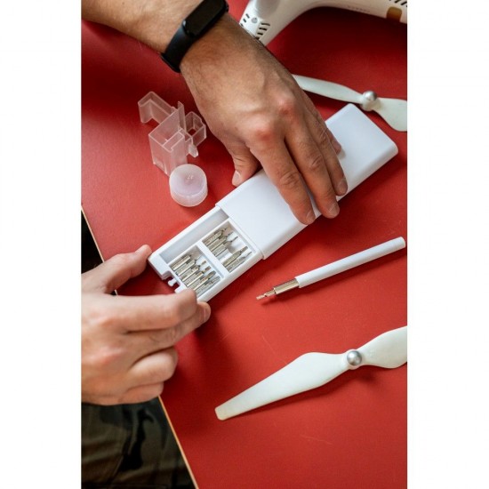 Набір викруток 24 біти Voyager Charlotte, в футлярі білий - V0074-02