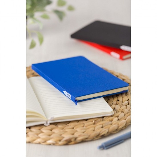 Блокнот в лінію А5 Voyager RPET, тверда окладинка чорний - V0095-03