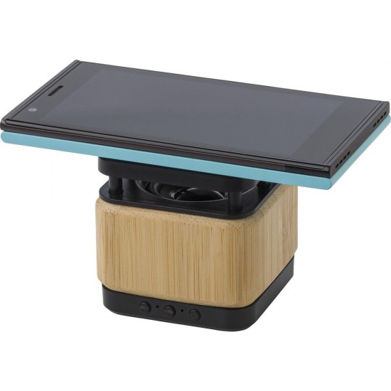 Портативна колонка Voyager 3W з бездротовим зарядним пристроєм 3W коричневий - V0121-16