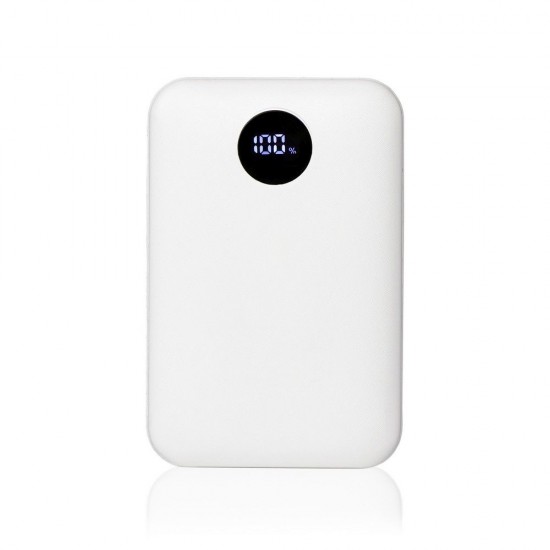 Повербанк 10000 mAh Voyager Air Gifts, цифровий індикатор білий - V0133-02
