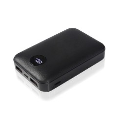 Повербанк 10000 mAh Voyager Air Gifts, цифровий індикатор чорний - V0133-03