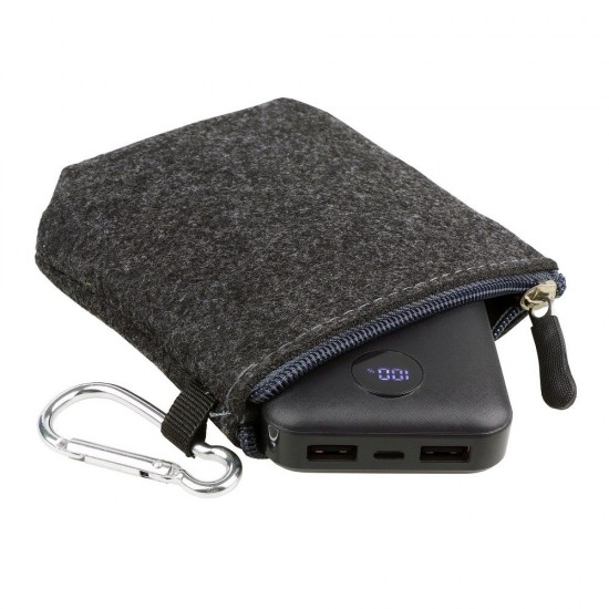 Повербанк 10000 mAh Voyager Air Gifts, цифровий індикатор чорний - V0133-03