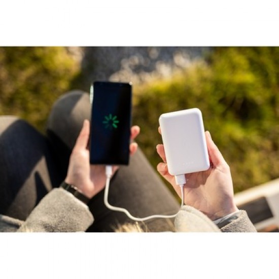 Повербанк 10000 mAh Voyager, світлодіодний індикатор білий - V0173-02