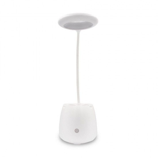 Лампа настільна гнучка 4в1 Voyager Асар білий - V0188-02 Лампа настільна гнучка 4в1 Voyager Асар білий - V0188-02