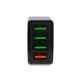 Настінний зарядний USB пристрій Lee чорний - V0195-03