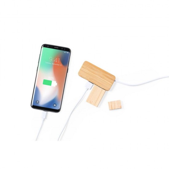 USB хаб 2.0 на 3 порти Voyager світло-коричневий - V0199-18