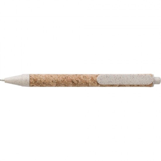 Блокнот А5 в лінію з кульковою ручкою коричневий - V0216-16