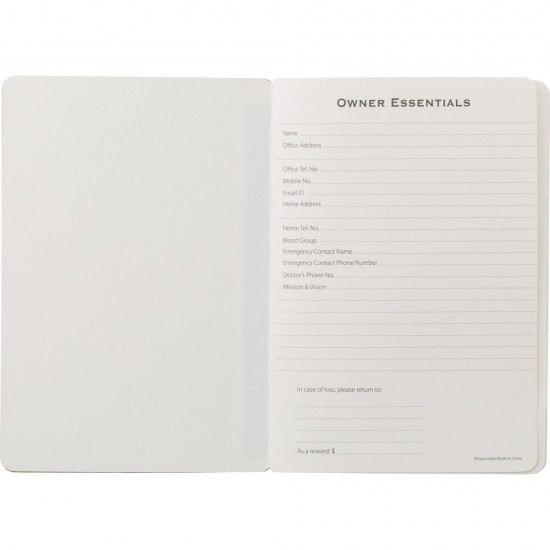 Блокнот в лінію В6 Voyager, тверда обкладинка, з кульковою ручкою коричневий - V0217-16 Блокнот в лінію В6 Voyager, тверда обкладинка, з кульковою ручкою коричневий - V0217-16