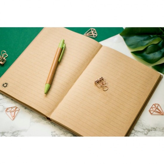 Блокнот в лінію А5 Voyager Hunt, тверда обкладинка натуральний - V0218-00