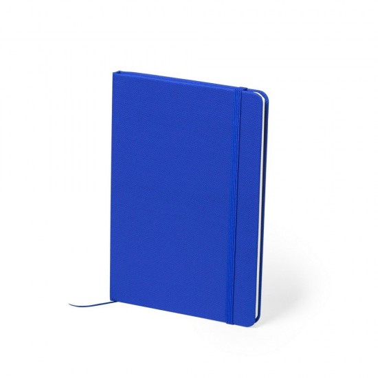 Блокнот в лінію А5 Voyager RPET, тверда обкладинка синій - V0234-11