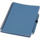 Еко-блокнот в лінію на спіралі А5 Voyager, тверда обкладинка, з кульковою ручкою синій - V0238-11