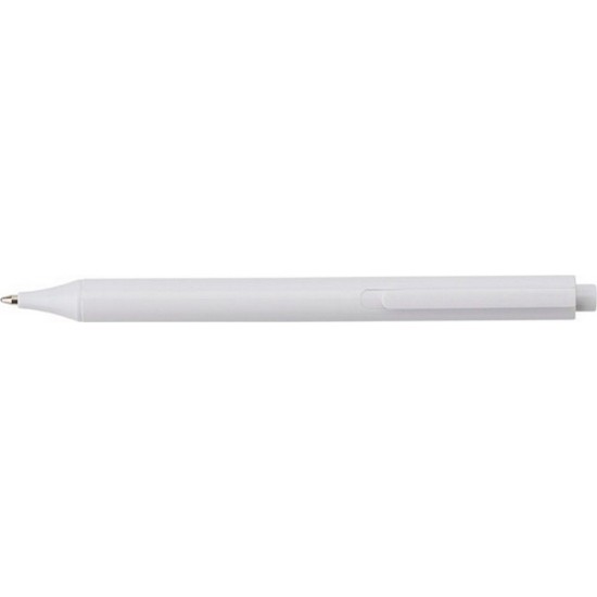 Блокнот А5 на спіралі з кульковою ручкою, в лінію білий - V0239-02