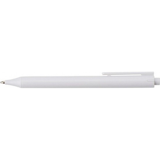 Блокнот А5 на спіралі з кульковою ручкою, в лінію білий - V0239-02