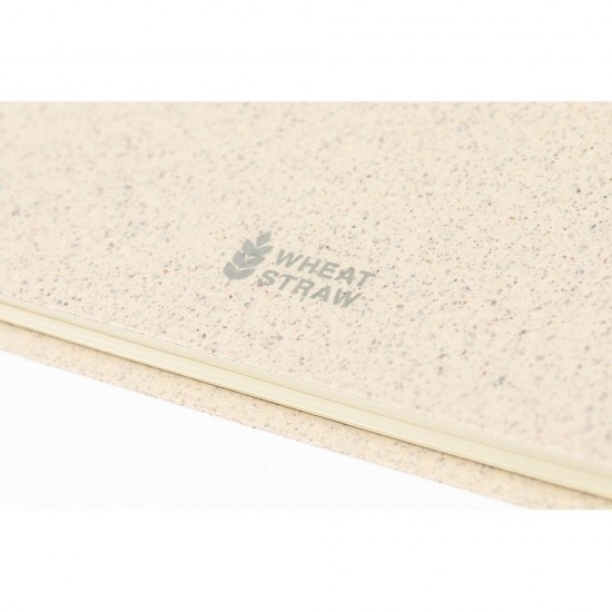 Еко-блокнот без лініювання на спіралі А5 Voyager, тверда обкладинка світло-бежевий - V0275-00