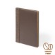 Блокнот в лінію А5 Voyager Coffee, тверда обкладинка з кавового волокна коричневий - V0276-16