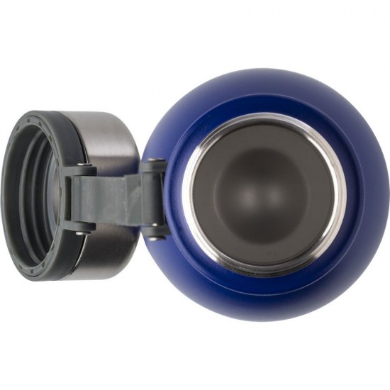 Термопляшка 600 мл сталева Voyager, вакуумна, з ремінцем синій - V0284-11 Термопляшка 600 мл сталева Voyager, вакуумна, з ремінцем синій - V0284-11