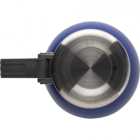 Термопляшка 600 мл з силіконовим ремінцем синій - V0284-11