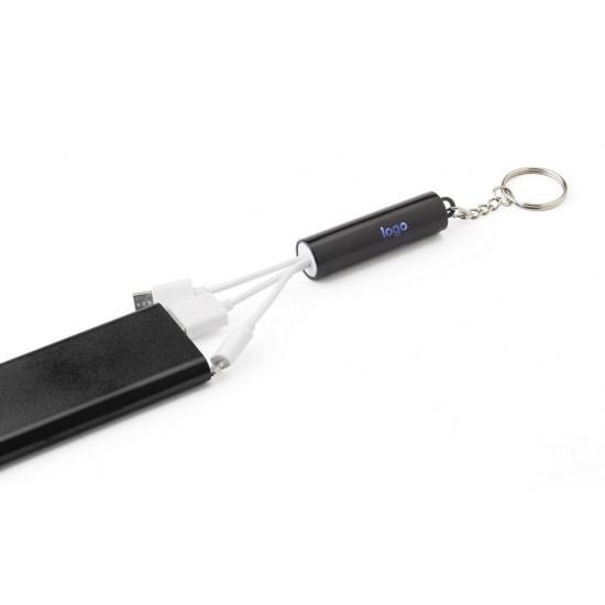 Брелок-кабель зарядний Voyager чорний - V0329-03 Брелок-кабель зарядний Voyager чорний - V0329-03