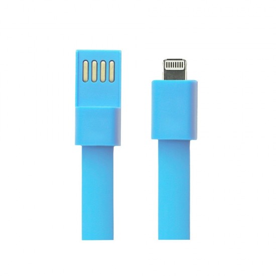 Браслет, кабель для зарядки та синхронізації синій - V0331-11