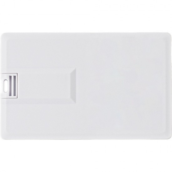 Флеш пам'ять USB 32 Гб Voyager Credit card пластикова білий - V0343-02