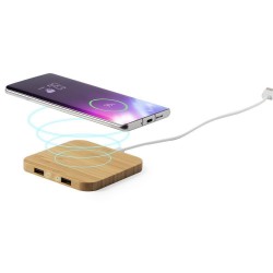 Бездротовий зарядний пристрій Voyager 5W коричневий - V0358-16 Бездротовий зарядний пристрій Voyager 5W коричневий - V0358-16