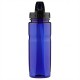 Пляшка для води 650 мл тританова Voyager, з трубочкою кобальт - V0469-04