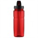 Пляшка для води 650 мл тританова Voyager, з трубочкою червоний - V0469-05 Пляшка для води 650 мл тританова Voyager, з трубочкою червоний - V0469-05