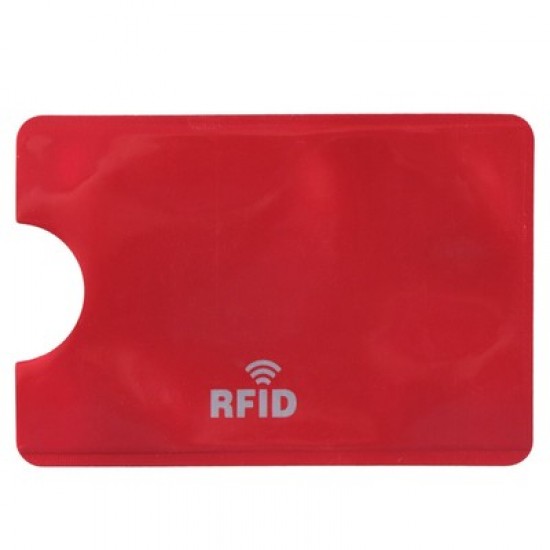 Картхолдер з RFID захистом червоний - V0486-05