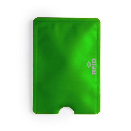 Картхолдер з RFID захистом світло-зелений - V0486-10