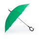 Вітрозахисна автоматична парасоля, C-подібна ручка зелений - V0492-06