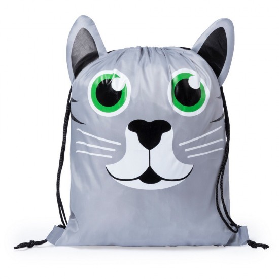 Рюкзак-мішок дитячий Voyager Animal сірий - V0522-19