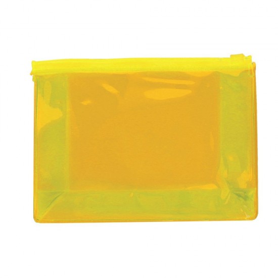 Косметичка прозора Voyager жовтий - V0543-08 Косметичка прозора Voyager жовтий - V0543-08