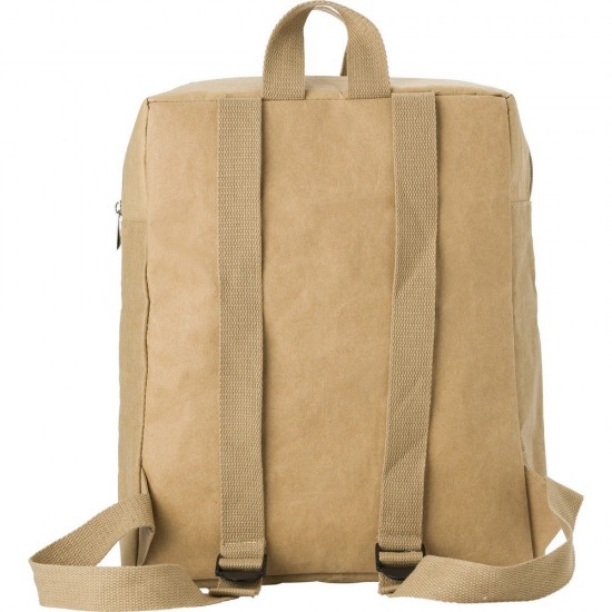 Рюкзак з ламінованого паперу коричневий - V0558-16