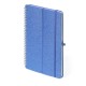 Блокнот А5 RPET підставка для телефону-планшета синій - V0594-11