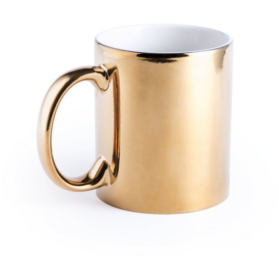 Кружка 350 мл керамічна Voyager золотистий - V0622-24